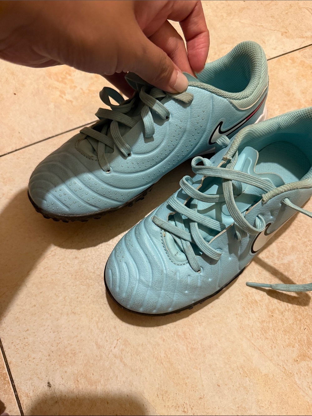 Nike Kids Light Blue Athletic Sneakers